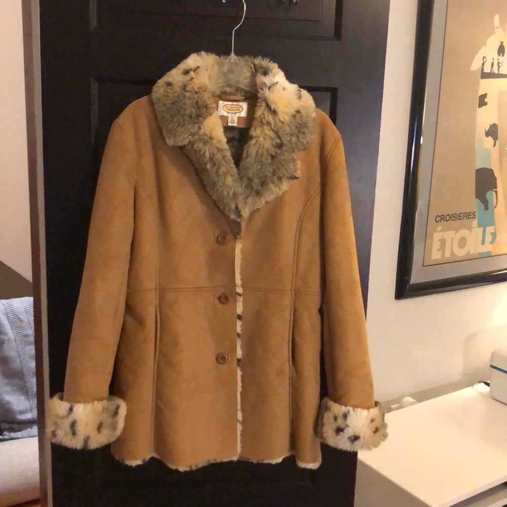 Faux Shearling Coat